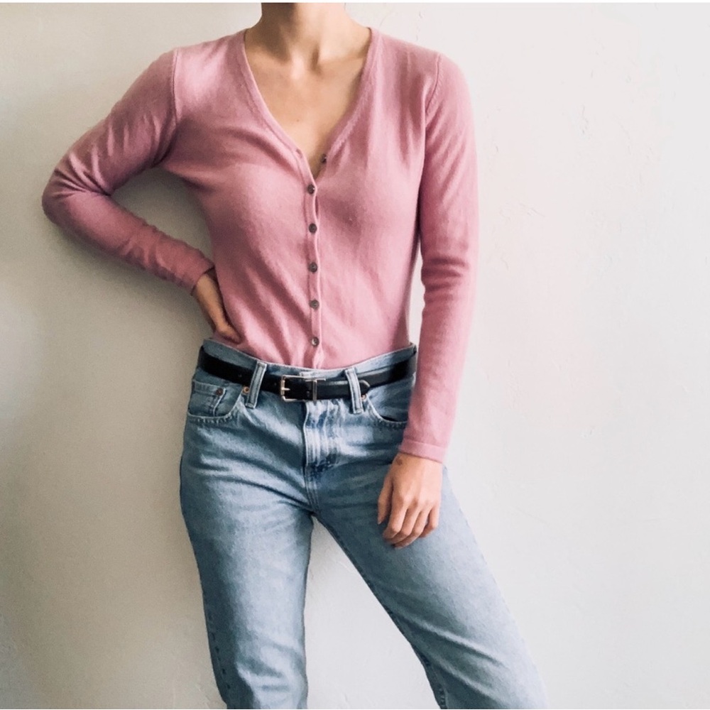 Worthington Soft Pink Cashmere Sweater